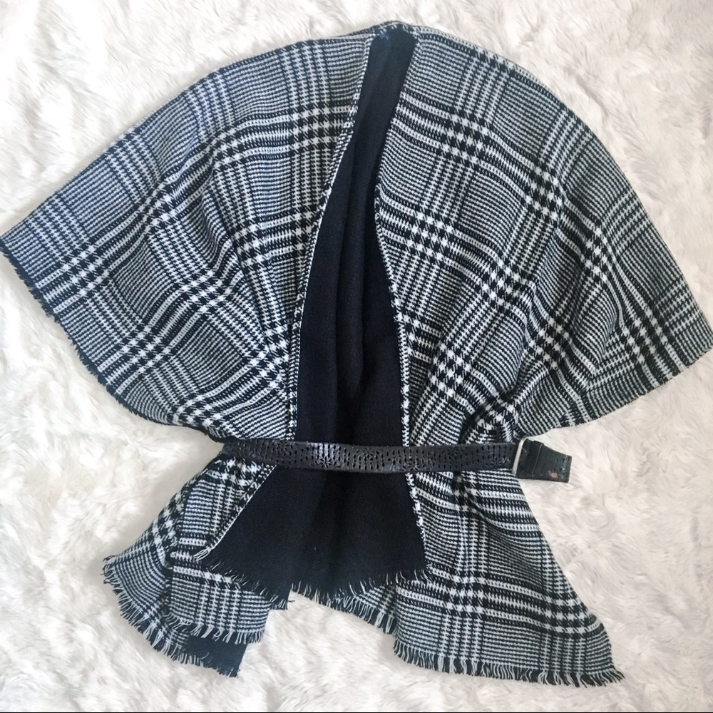 Brooks Brothers heavy ruana shawl wrap